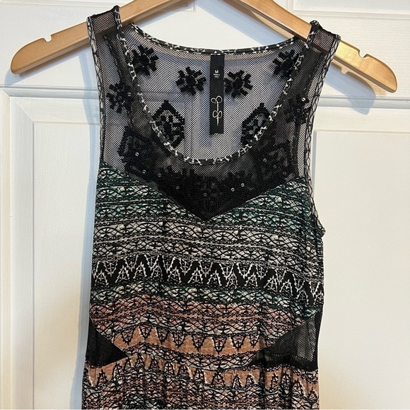 Jessica Simpson Bohemian, Graphic Maxi Dress Size Medium, #56 - Picture 5 of 9
